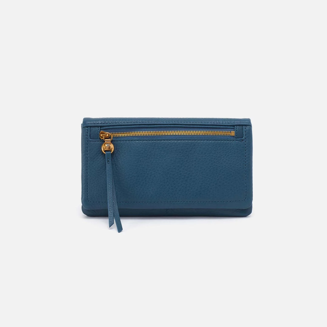 Hobo: Lumen Continental Wallet in Peacock Feather