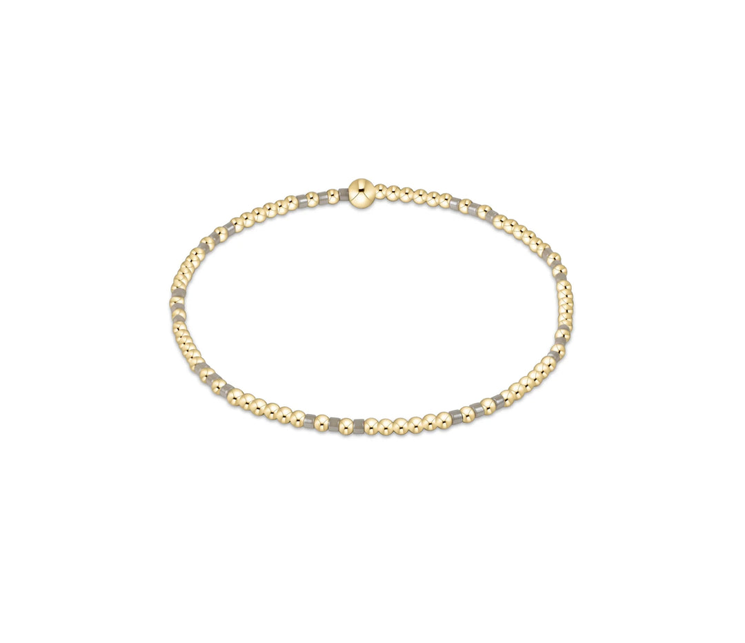 Enewron: gameday hope joy pattern 2mm bead bracelet -TAUP TWST