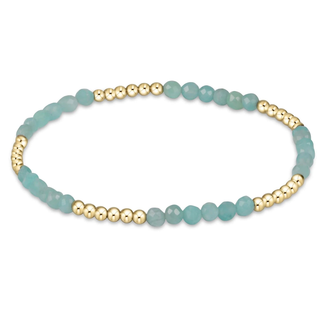 Enewton: Blissful Pattern 2.5mm Bead Bracelet - Amazonite