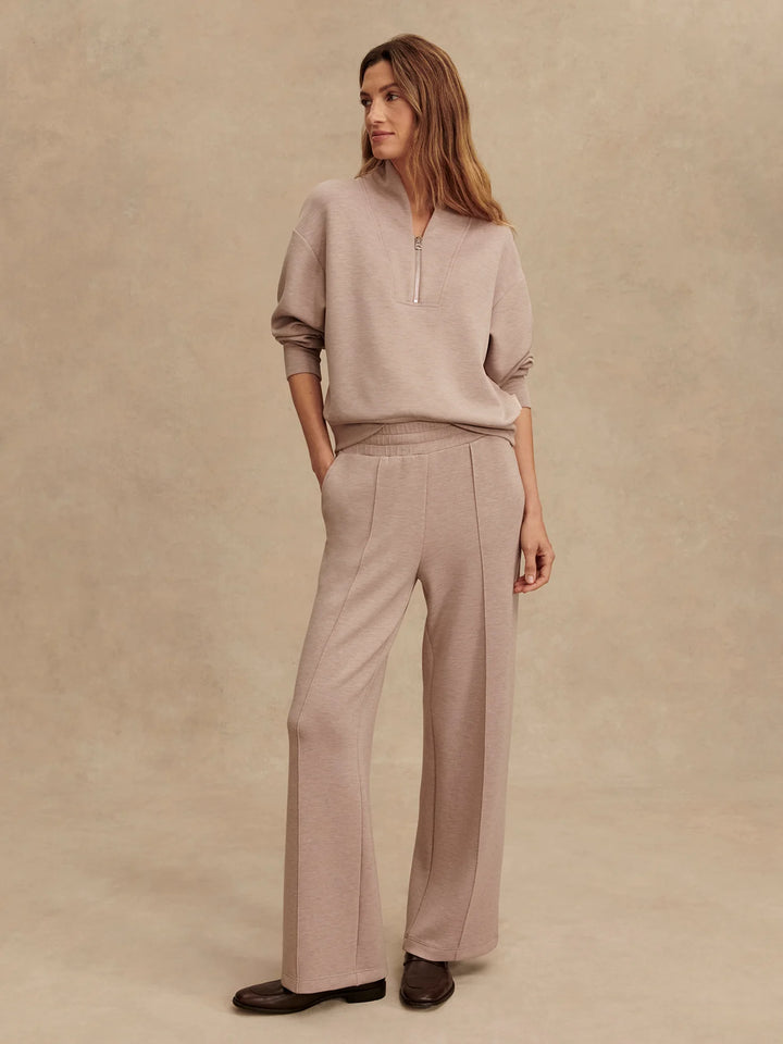 Varley: The Wide Leg Pant 28' in Taupe Marl (VAR02104)