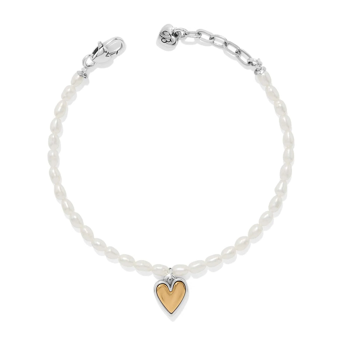 Brighton: Cascade Embrace Pearl Heart Bracelet (JF0402)