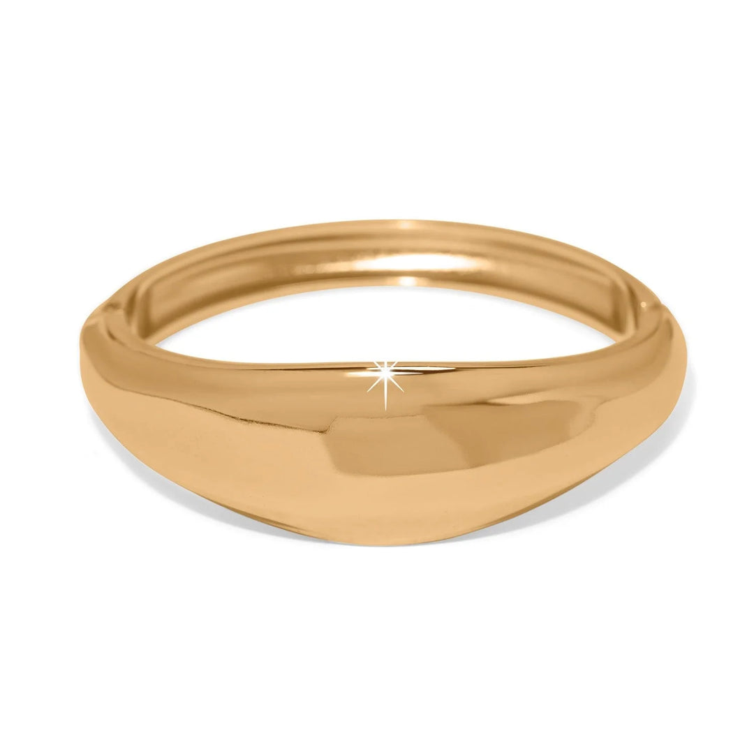 Brighton: Cascade Lumina Hinged Bangle in Gold JF0386