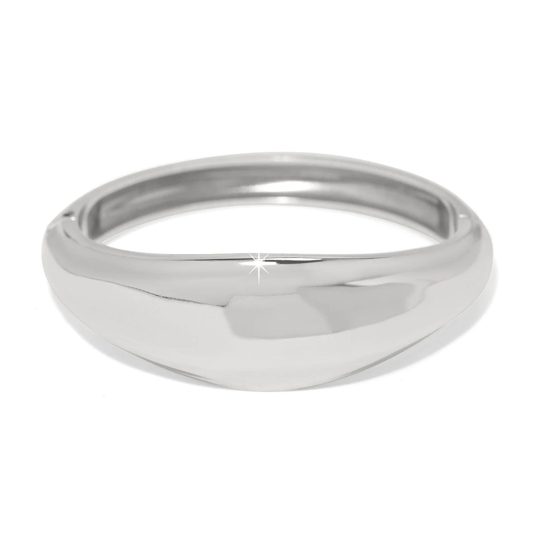 Brighton: Cascade Lumina Hinged Bangle in Silver (JF0385)