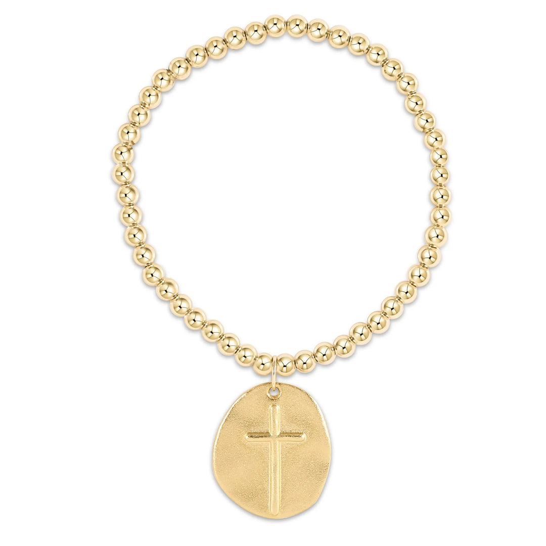 Enewton: Classic Gold Bead Bracelet Inspire Small Gold Charm