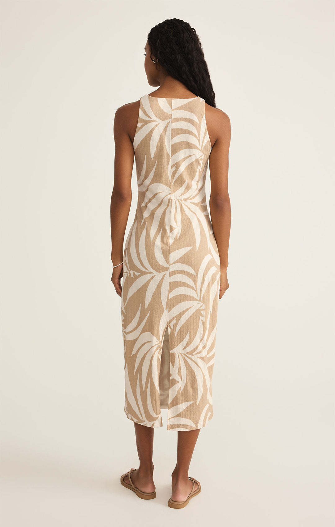 Z Supply: Adison Vacances Midi Dress in Santal