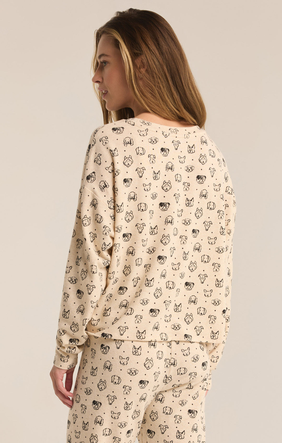 Z Supply: Pup Top in Light Oatmeal Heather