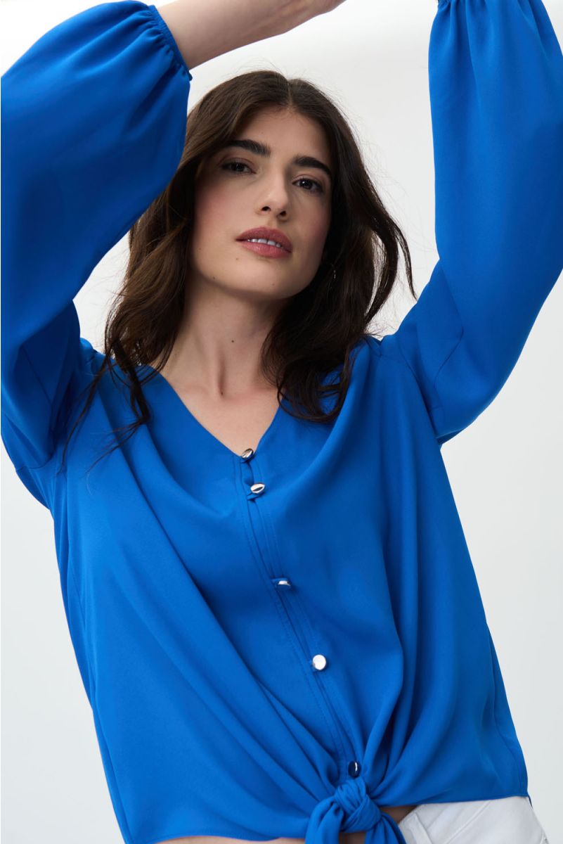 Joseph Ribkoff: Blue Oasis Top - 231144