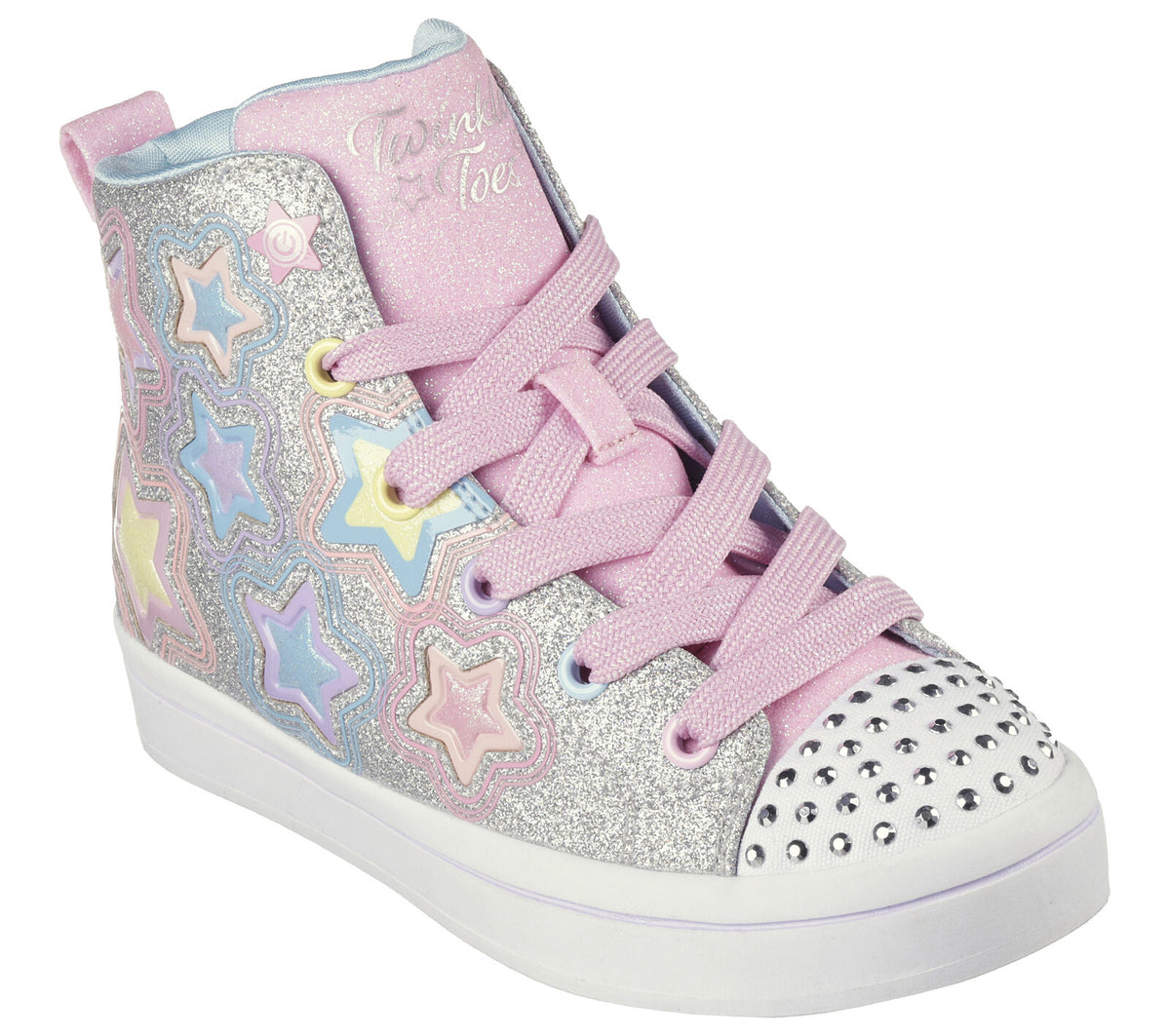 Skechers Twinkle Toes Twi Lights 2.0 Star Gloss Shoes The Vogue