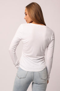 Another Love: Sophie Top in White