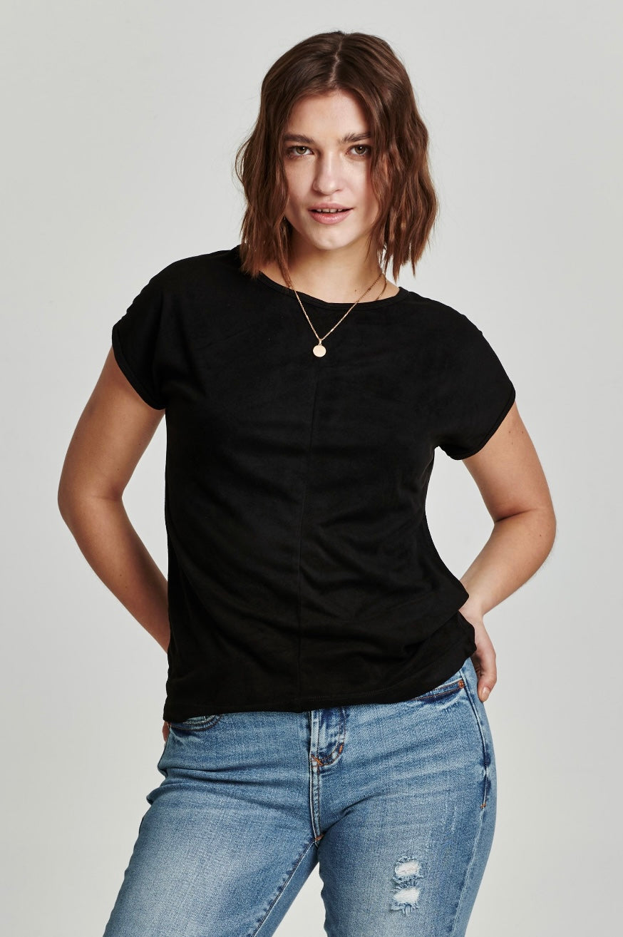 Another Love: Lacey Top in Black