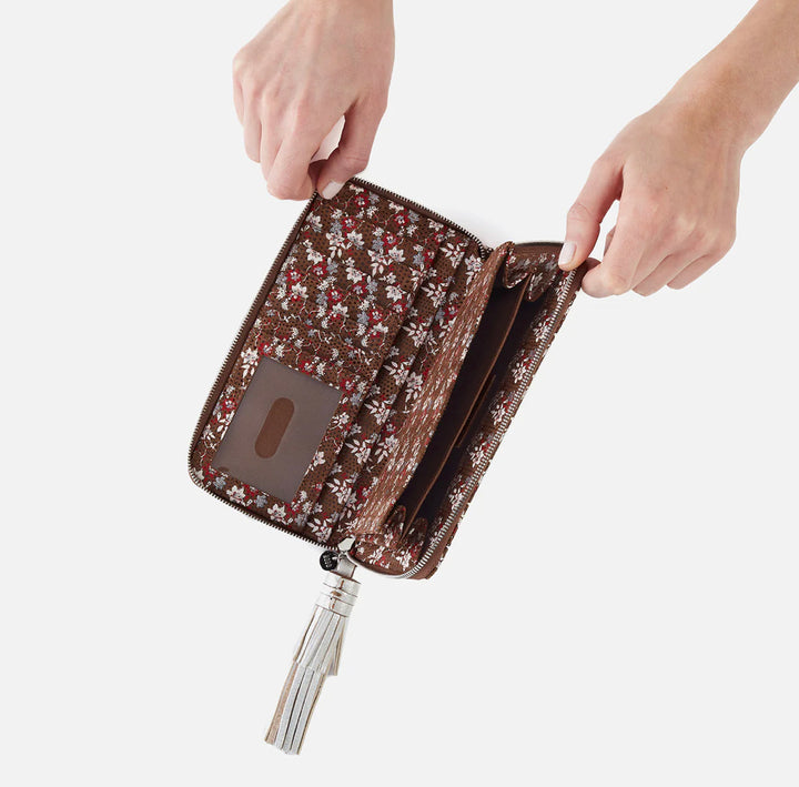 Hobo: Nila Large Zip Around Wallet in Ditzy Floral