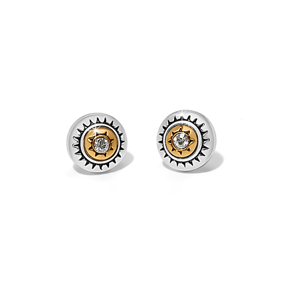 Brighton: Mosaic Cerrillos Post Earrings in Silver
