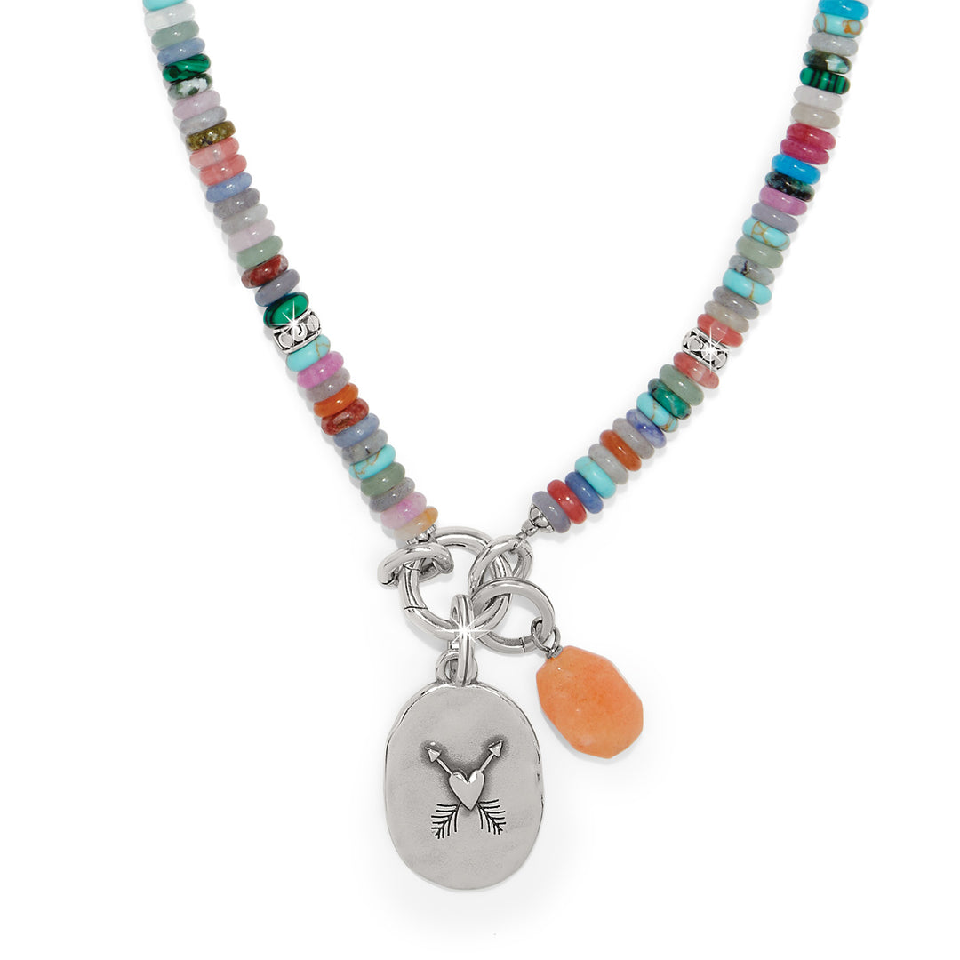 Brighton: Token Charm Mix Gemstone Necklace