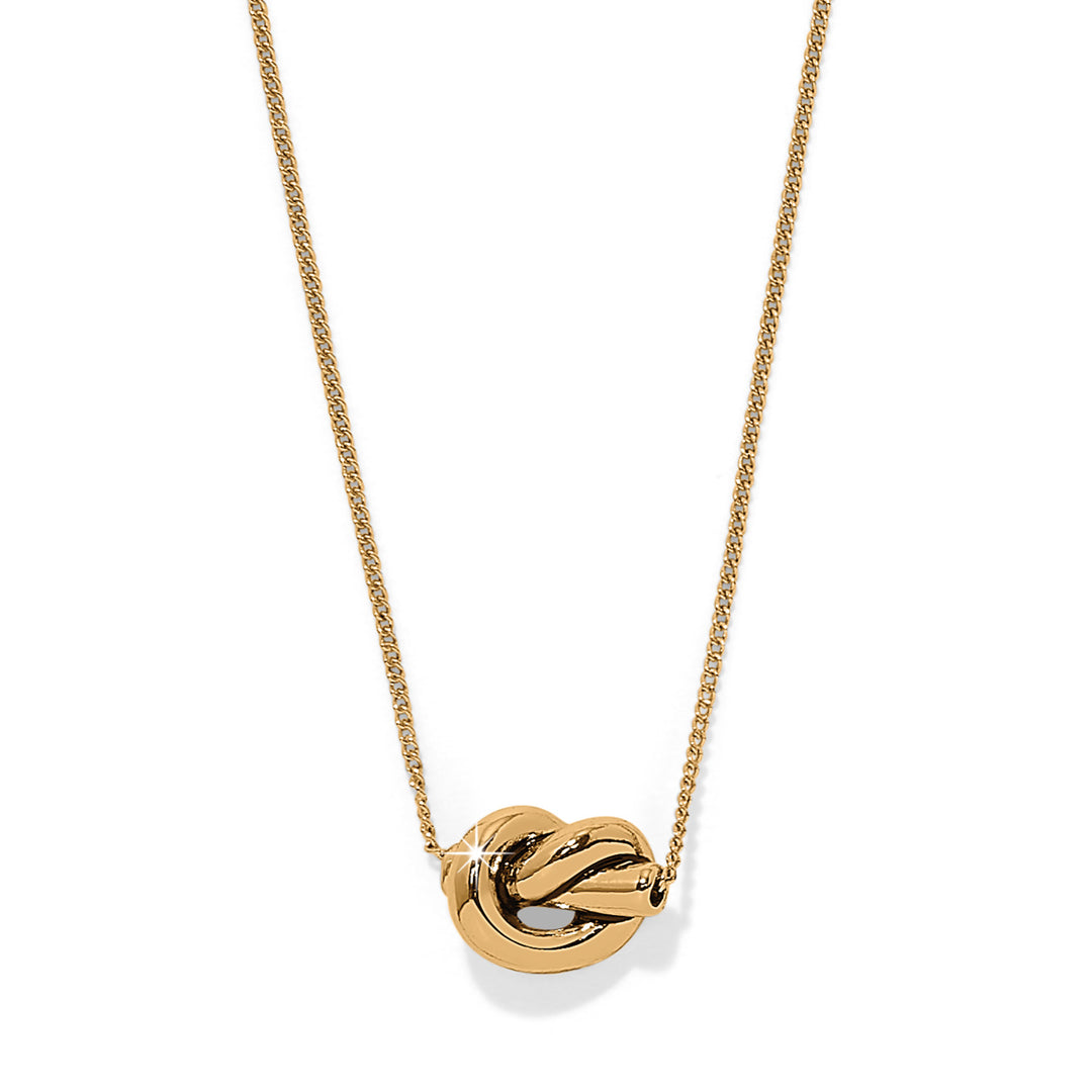 Brighton: Interlok Single Knot Mini Necklace