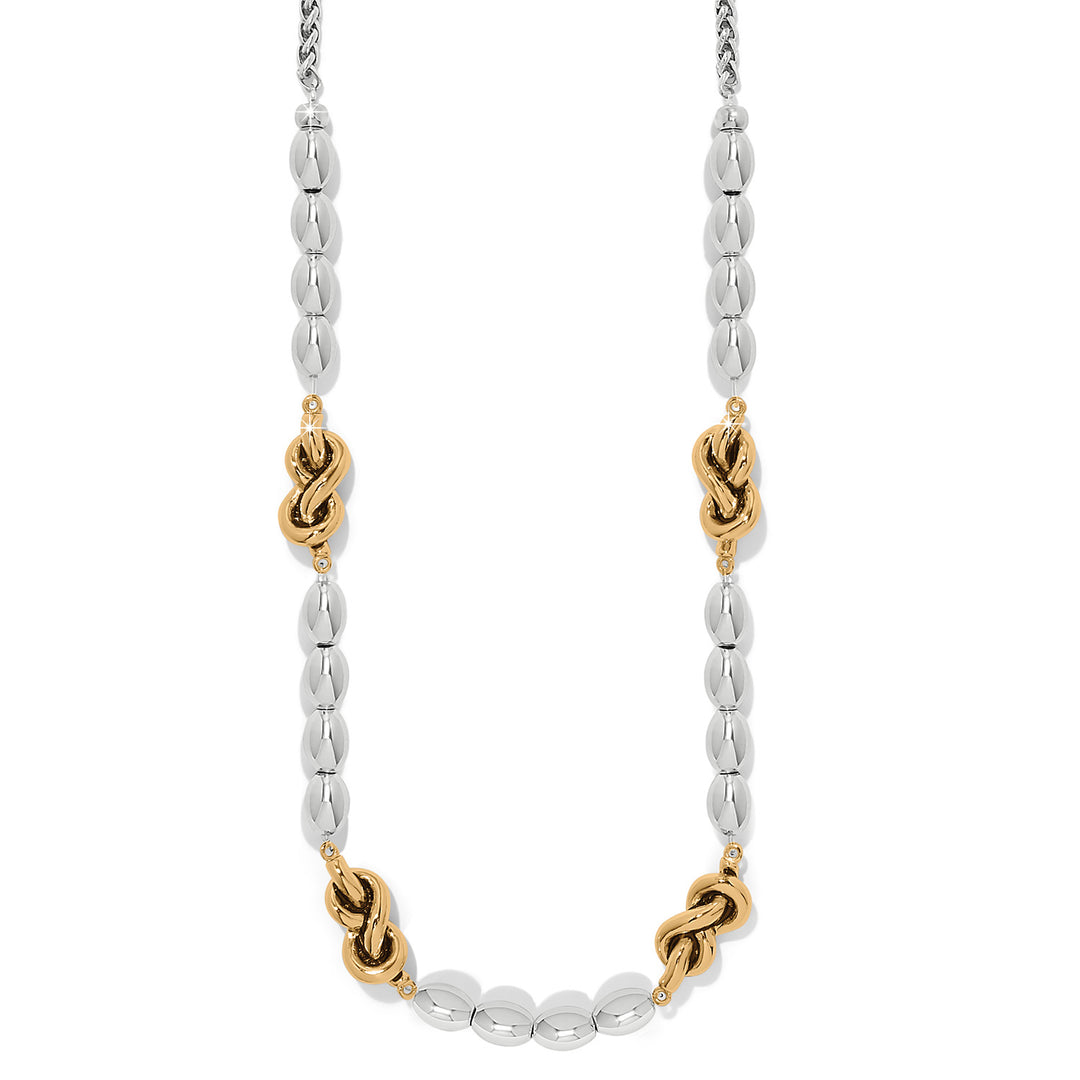 Brighton: Interlok Single Knot Drops Collar Necklace