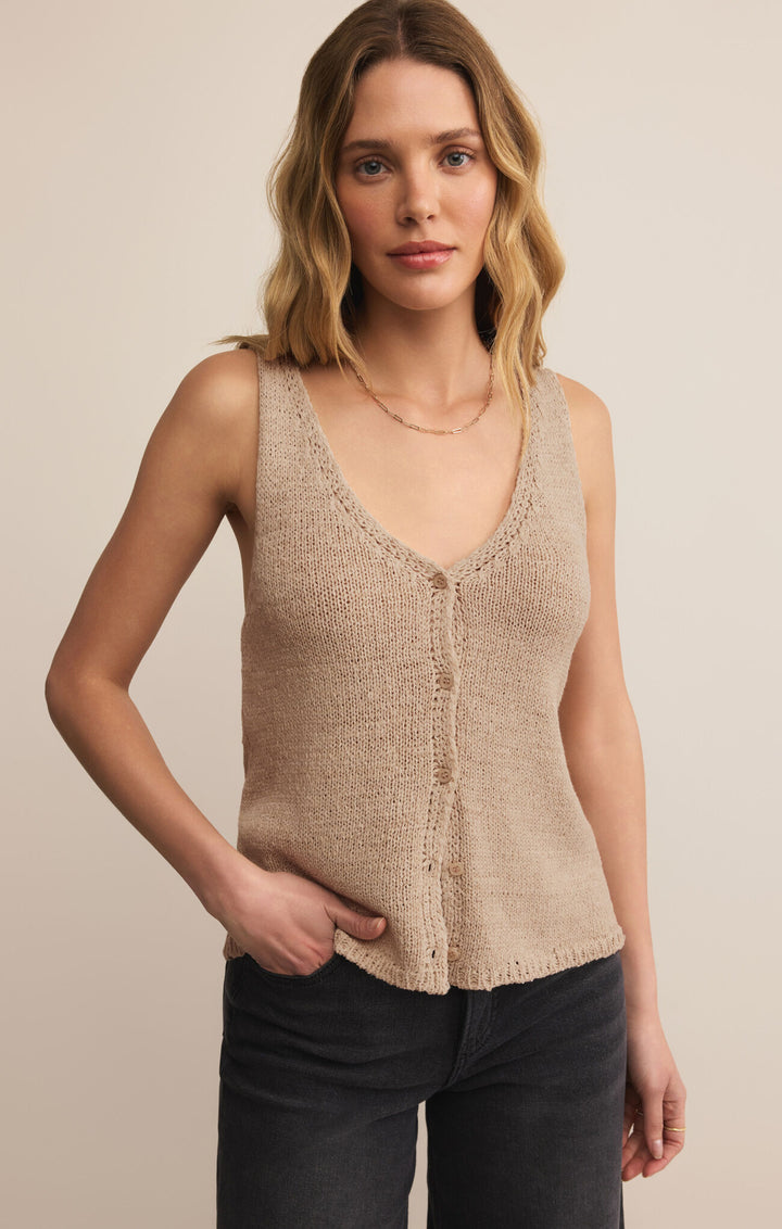 Z Supply: Mage Sweater Vest in Natural