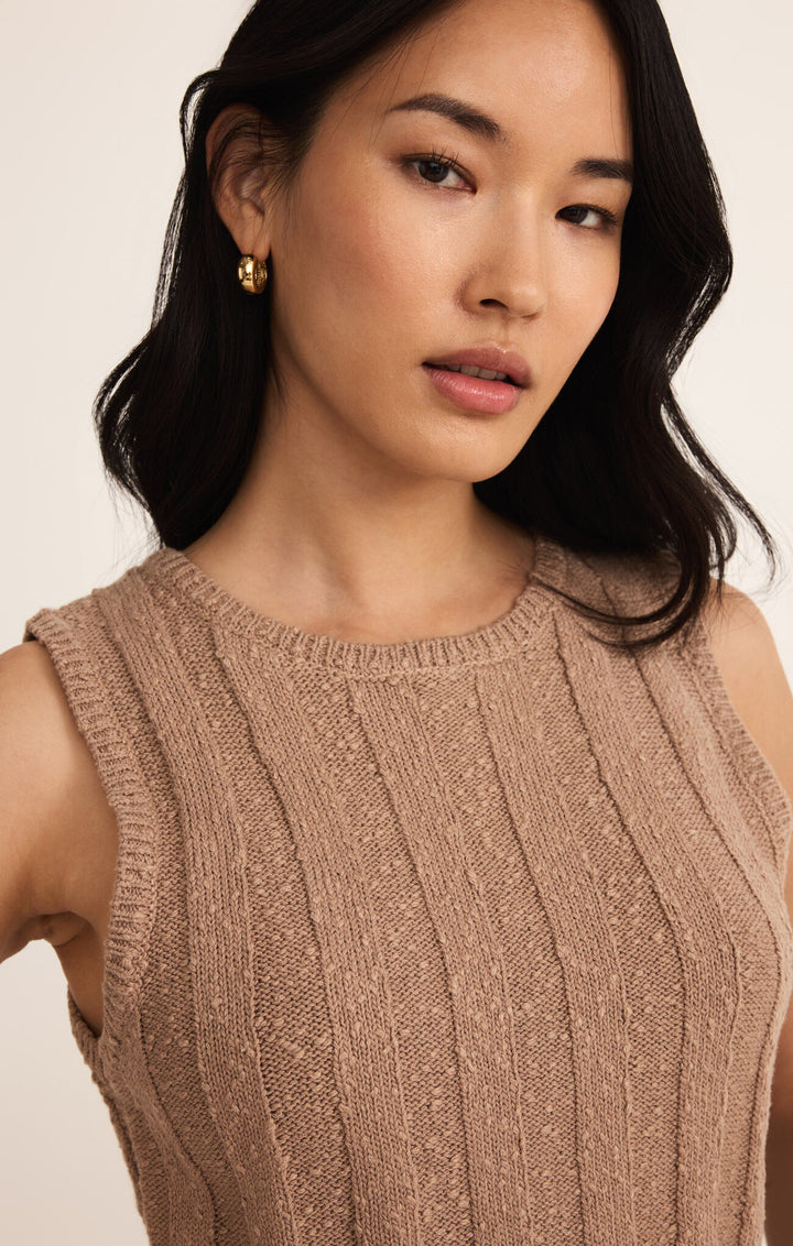 Z Supply: Calan Top in Iced Coffee