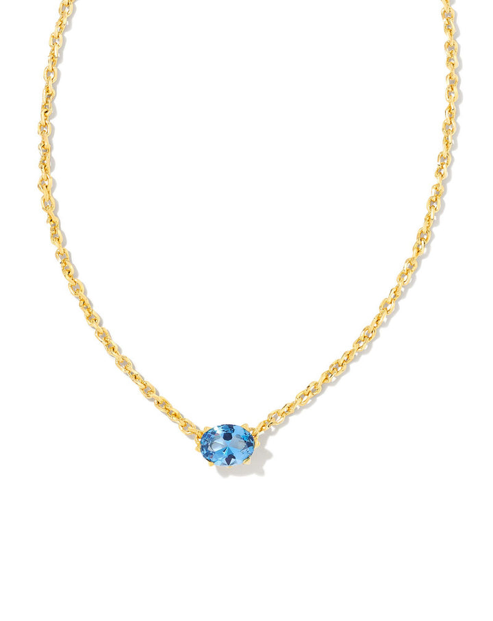 Kendra Scott: Cailin Birthstone Gold Pendant Necklace
