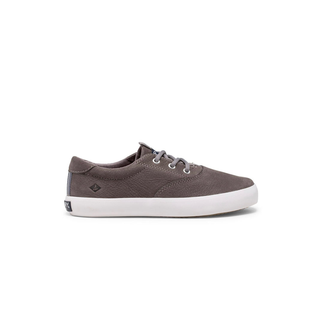Sperry: Big Kids Spinnaker Washable Sneaker in Grey - The Vogue Boutique