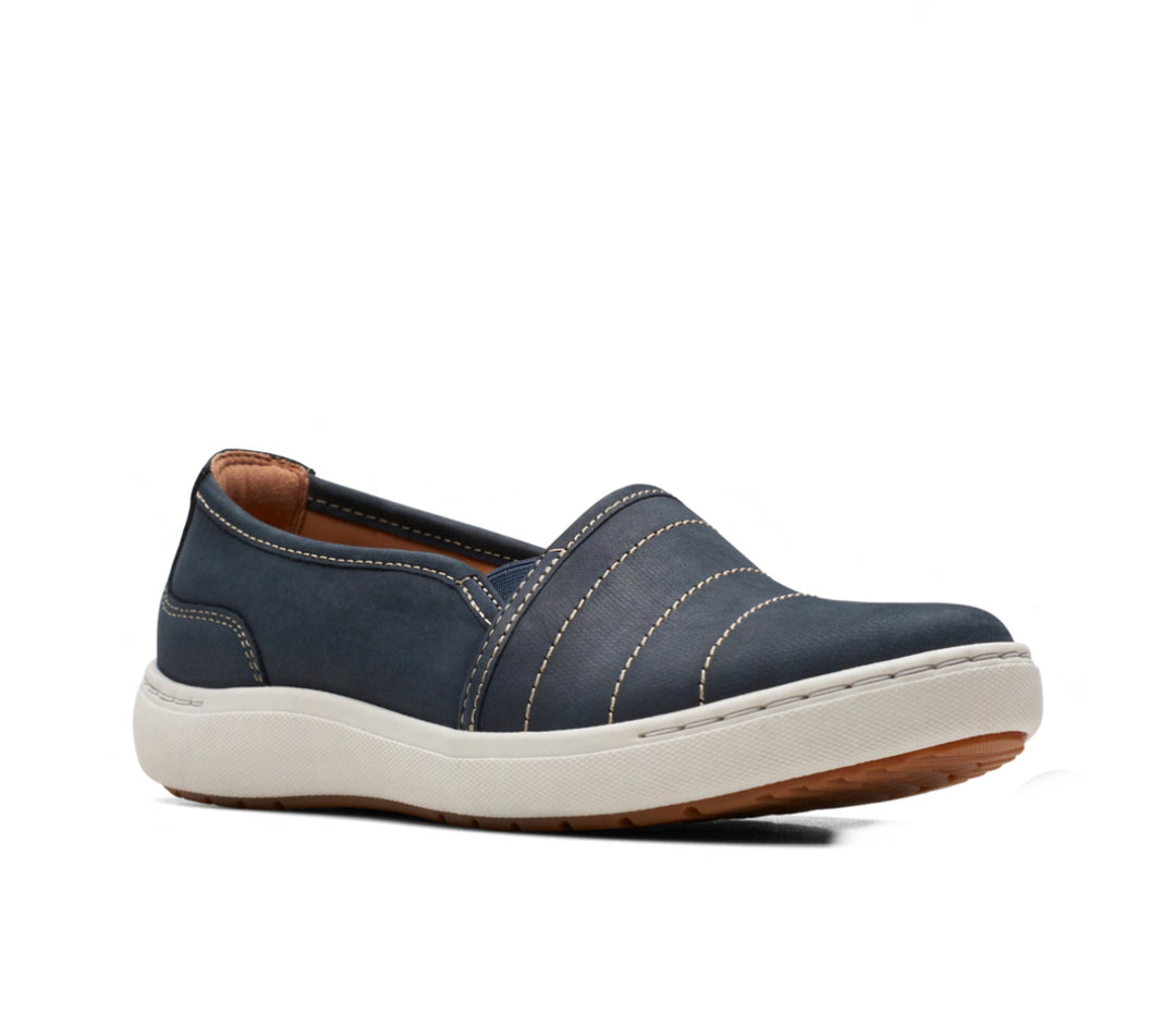 Clarks: Nalle Violet Navy Leather