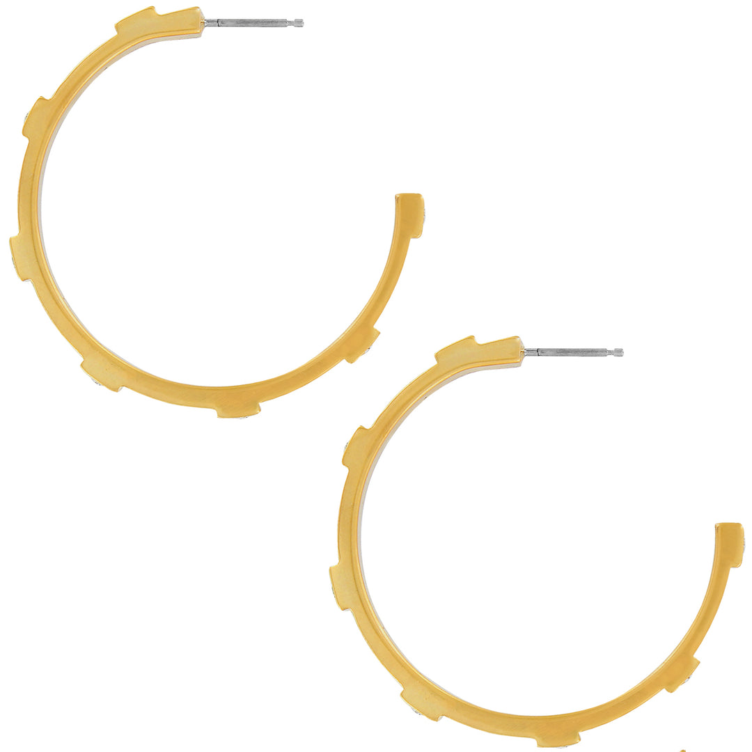 Brighton: Meridian Zenith Station Hoop Earrings - JA3905