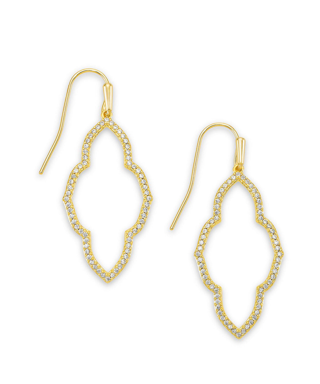Kendra Scott: Abbie Gold Small Open Frame Earring