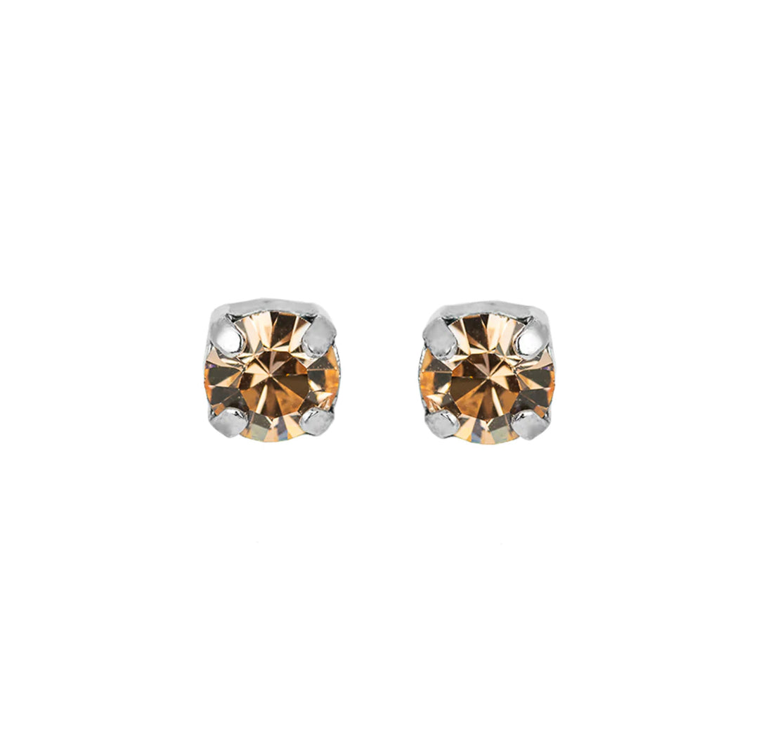 Mariana: “Light Peach” Studs E-1440-362-RO2