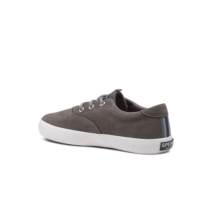 Sperry: Big Kids Spinnaker Washable Sneaker in Grey - The Vogue Boutique