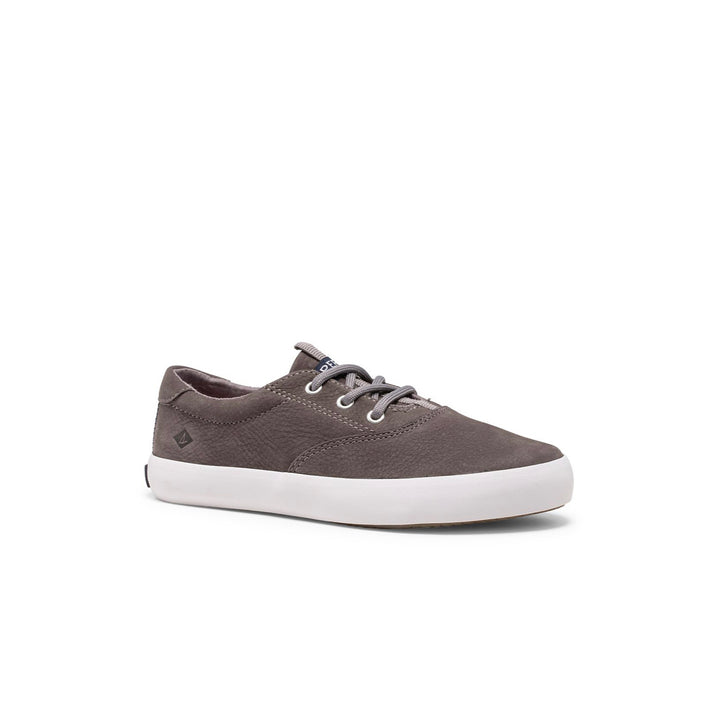 Sperry: Big Kids Spinnaker Washable Sneaker in Grey - The Vogue Boutique