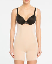 Load image into Gallery viewer, Spanx: Oncore Open-Bust Mid-Thigh Bodysuit
