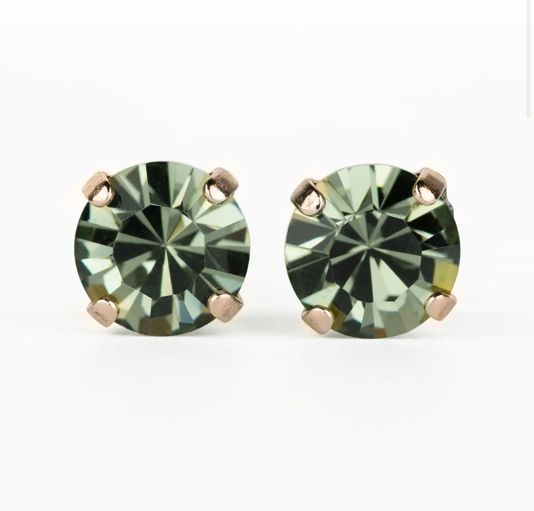 Mariana: “Black Diamond” Studs E-1440-215-RG