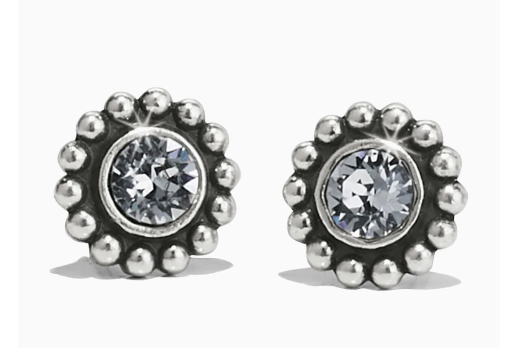 Brighton: Twinkle Silver Mini Post Earrings-J20492