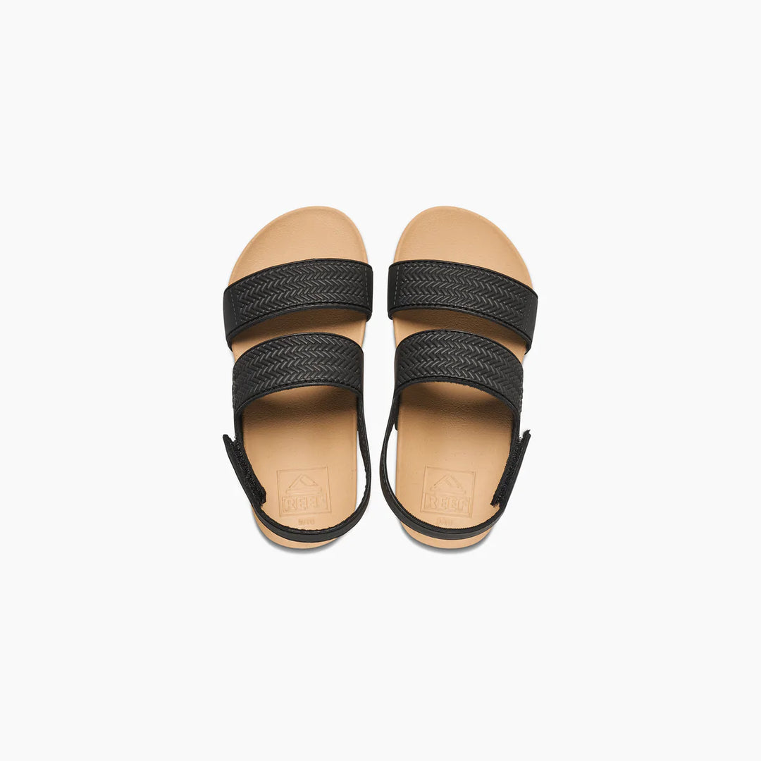 Reef: Little Water Vista Sandals in Black/Tan
