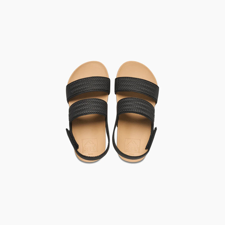 Reef: Little Water Vista Sandals in Black/Tan