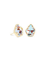 Kendra Scott: Tessa Gold Stud Earrings - The Vogue Boutique