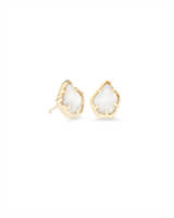 Kendra Scott: Tessa Gold Stud Earrings - The Vogue Boutique