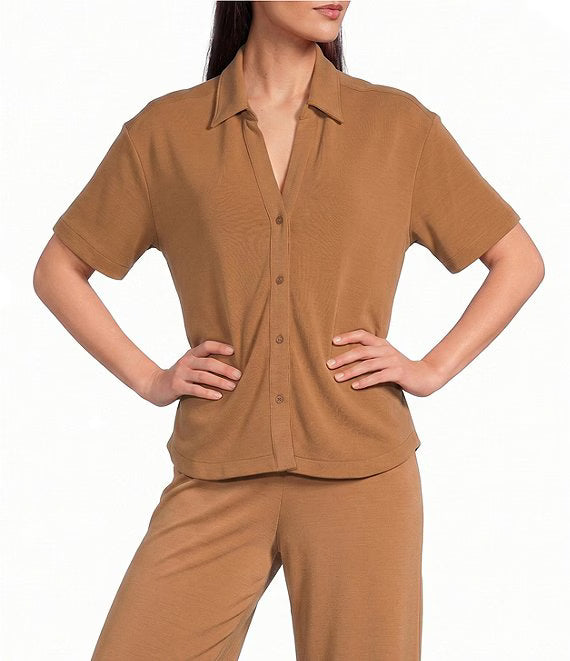 Spanx: Airessentials Button Down in Maplewood (22520R)