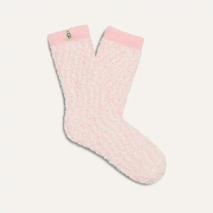 UGG: Cozy Chenille Socks in Seashell Pink