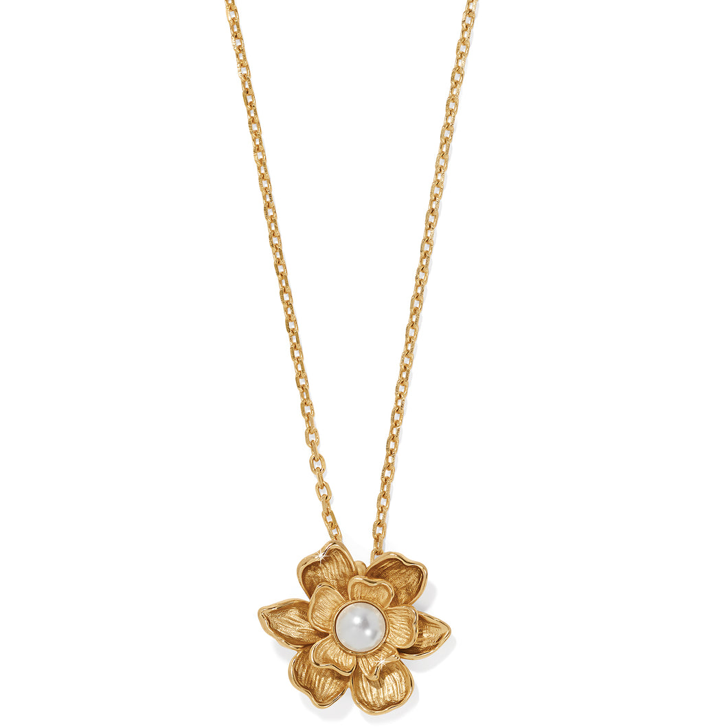Brighton: Gold Everbloom Pearl Flower Necklace