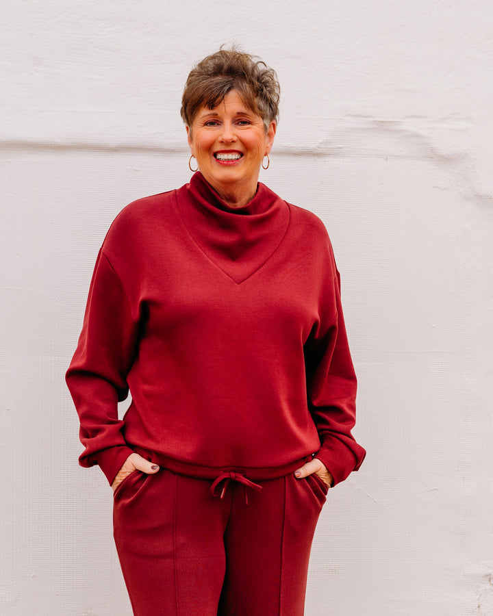 Varley: Betsy Sweat in New Maroon (VAR00979)