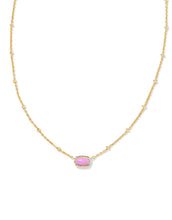 Load image into Gallery viewer, Kendra Scott: Mini Elisa Necklace in Gold Fuchsia Magnesite
