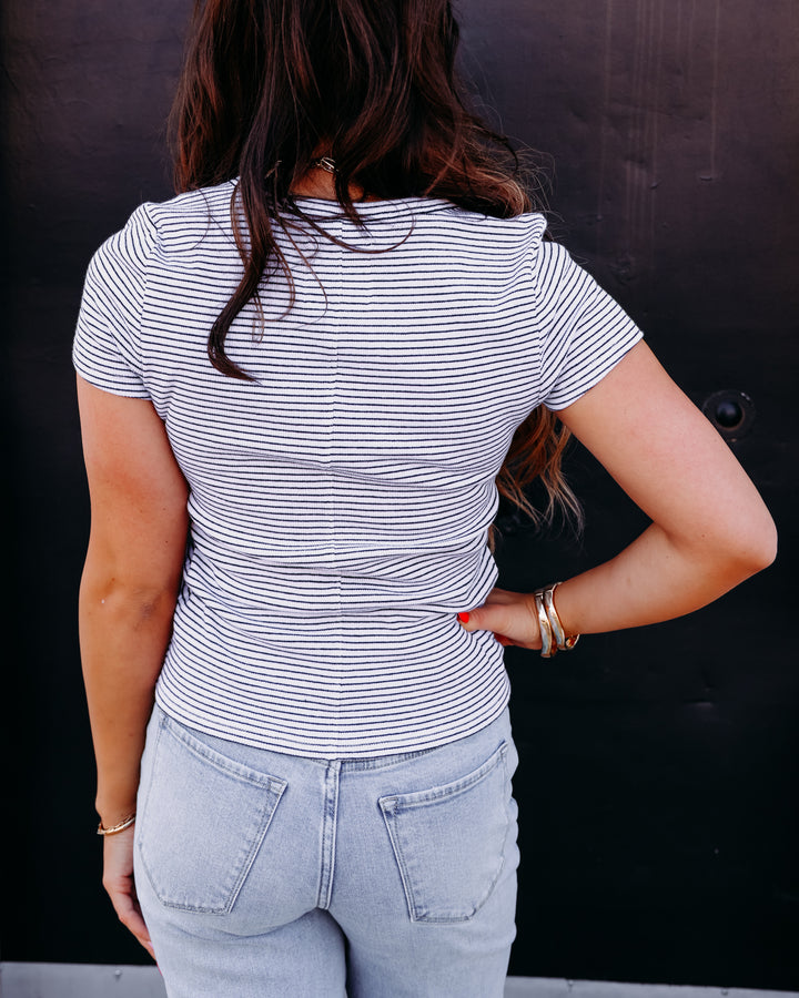 Dear John: Journee Top in Studio Stripe (DKN2203J5SOS-XS)