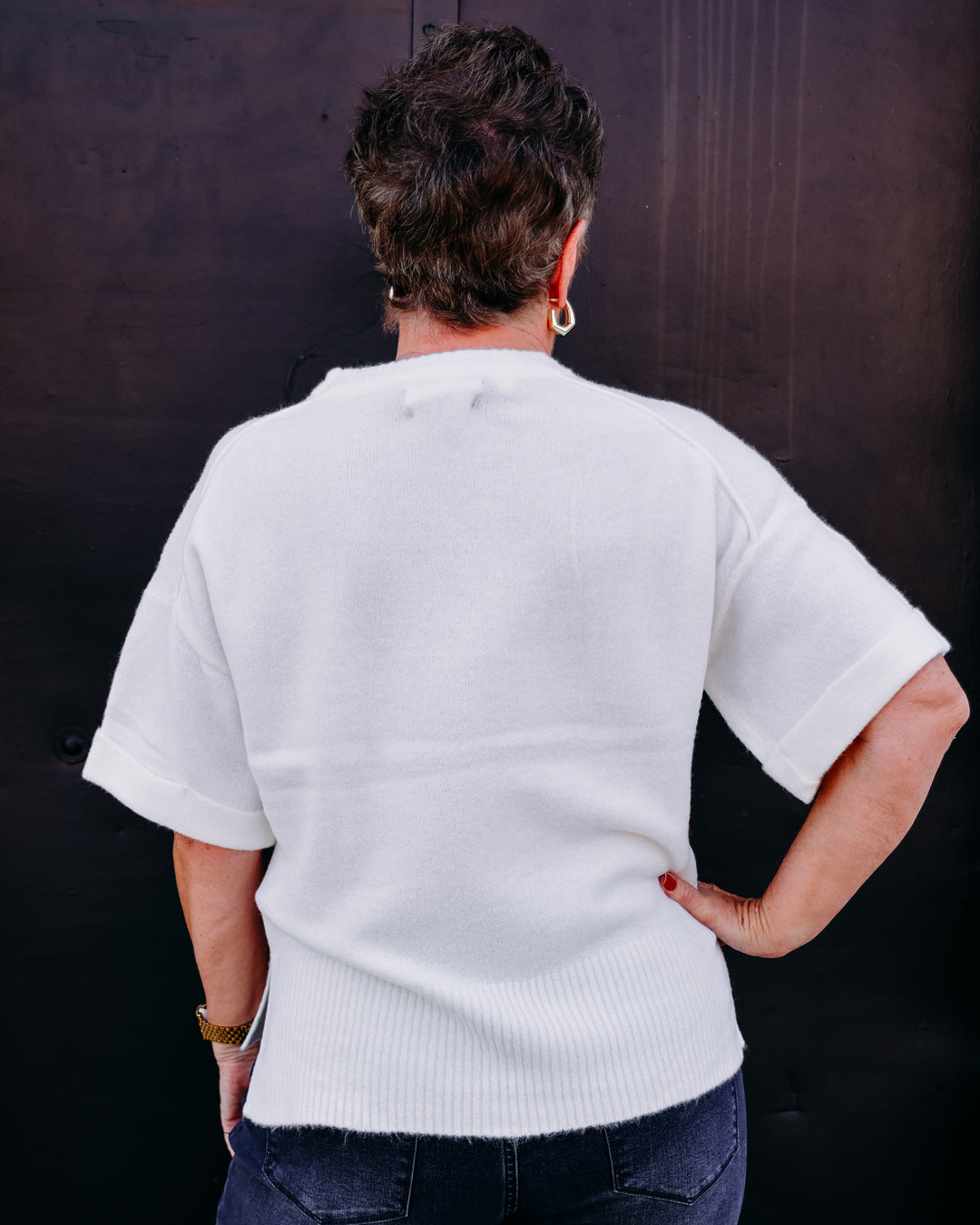 Dear John: Catrina Top in Off White (DSW3229OWT-S)