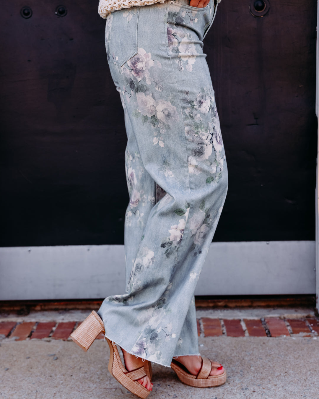 Dear John: Micah Flare Jeans in Sea Glass Garden