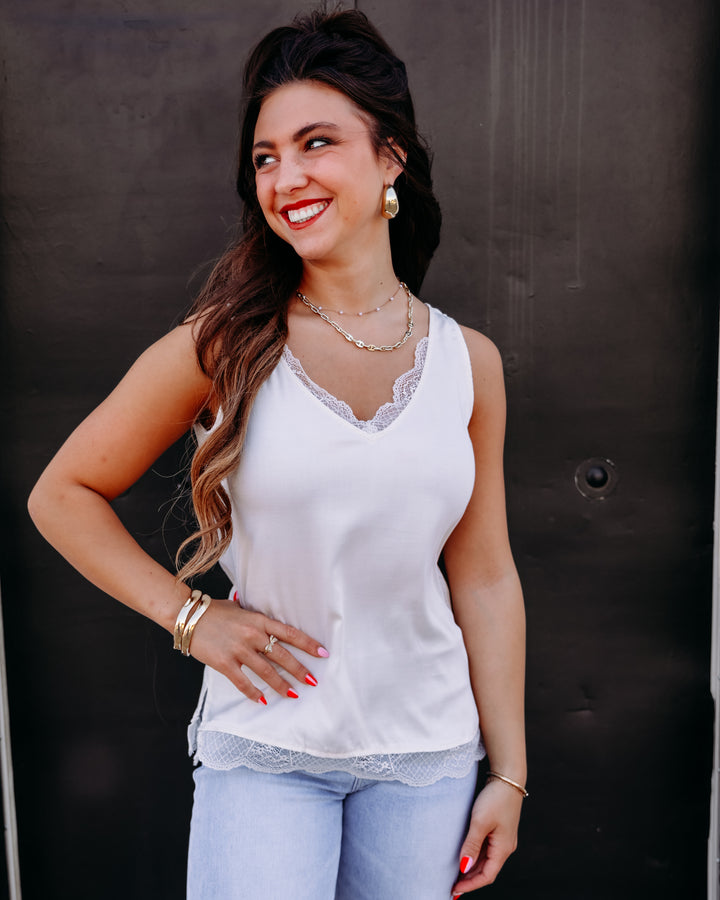 Tribal: Cami With Lace in Cream (62390-1229)