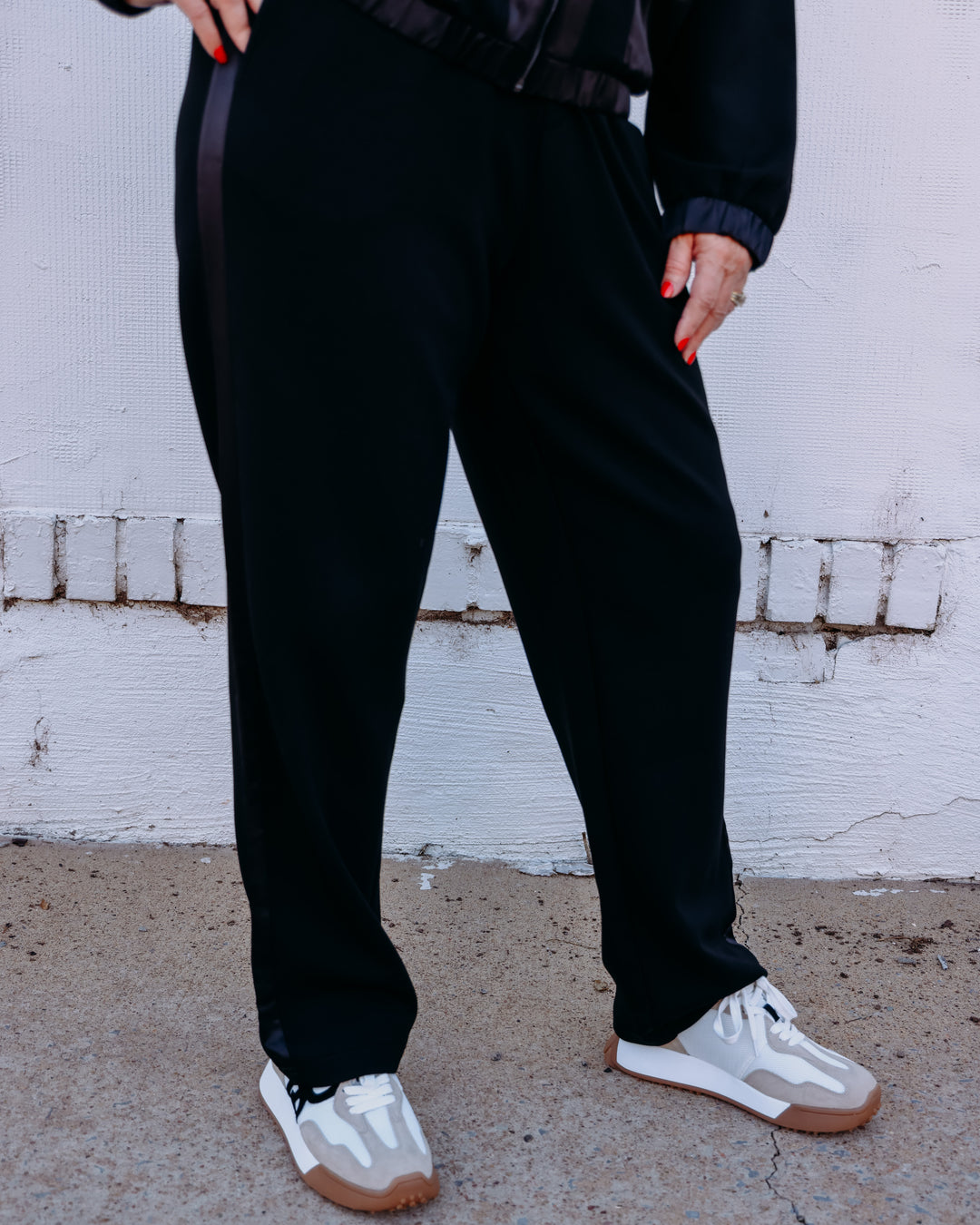 Joseph Ribkoff: Scuba Jersey Straight Leg Pants in Black (263623)