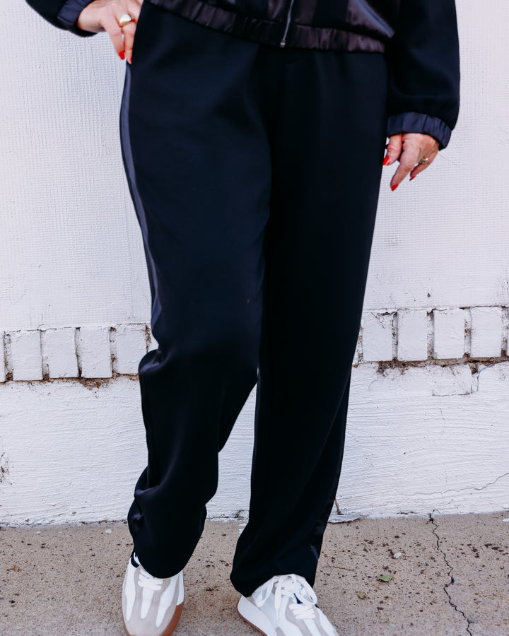 Joseph Ribkoff: Scuba Jersey Straight Leg Pants in Black (263623)
