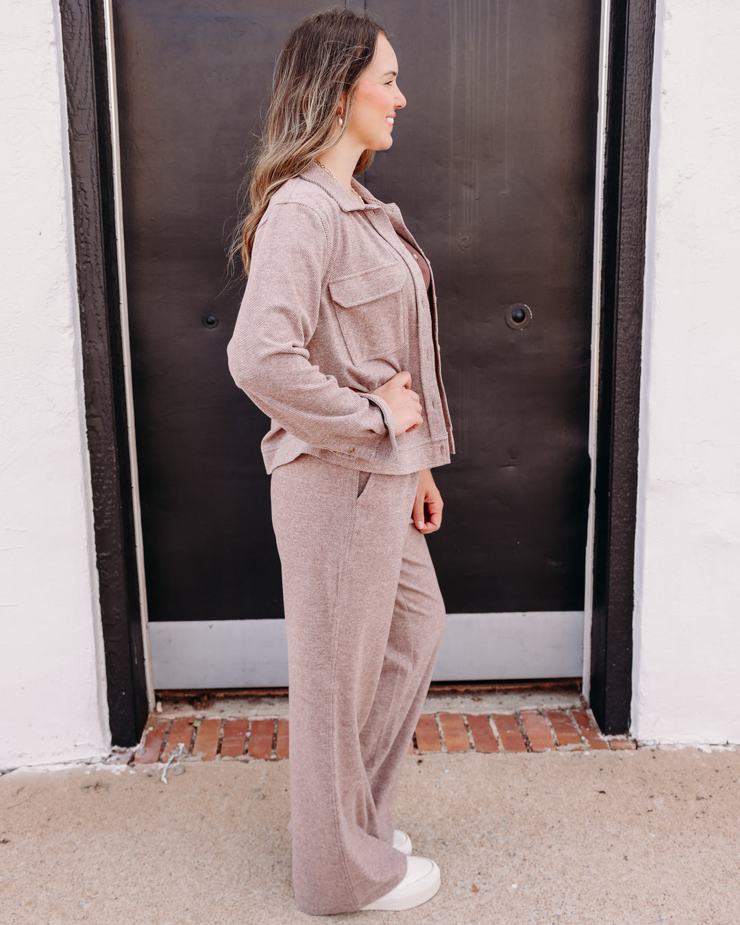 Thread & Supply: Faye Pants in Clove Heather