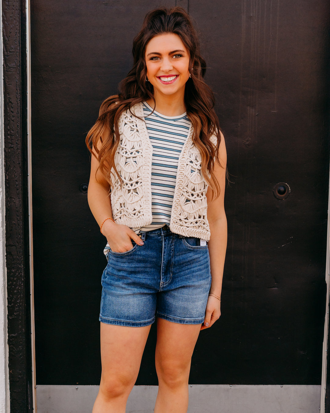 Another Love: Briza Sweater Vest in Vintage Cream - The Vogue Boutique
