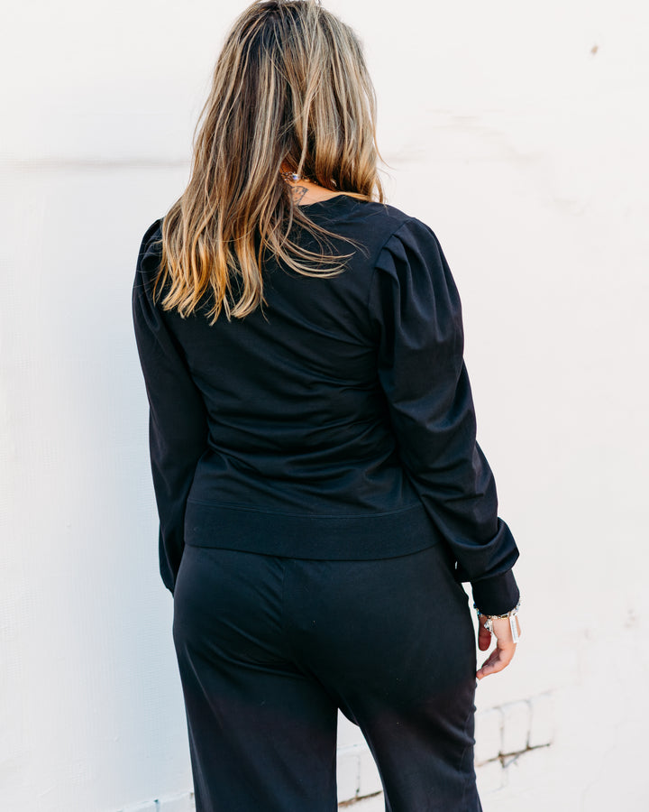 Another Love: Sammi Sweatshirt in Black